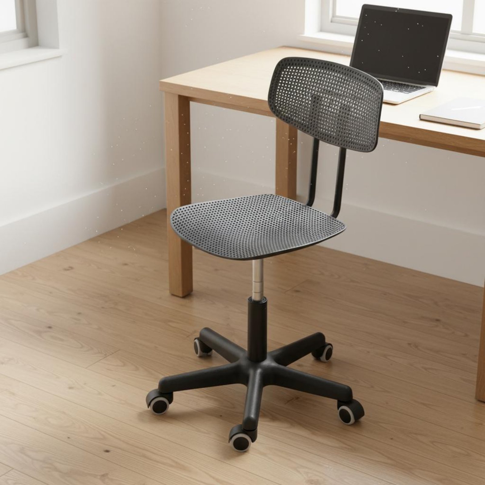 Office Furniture And Desks - Sedia da scrivania girevole regolabile, design