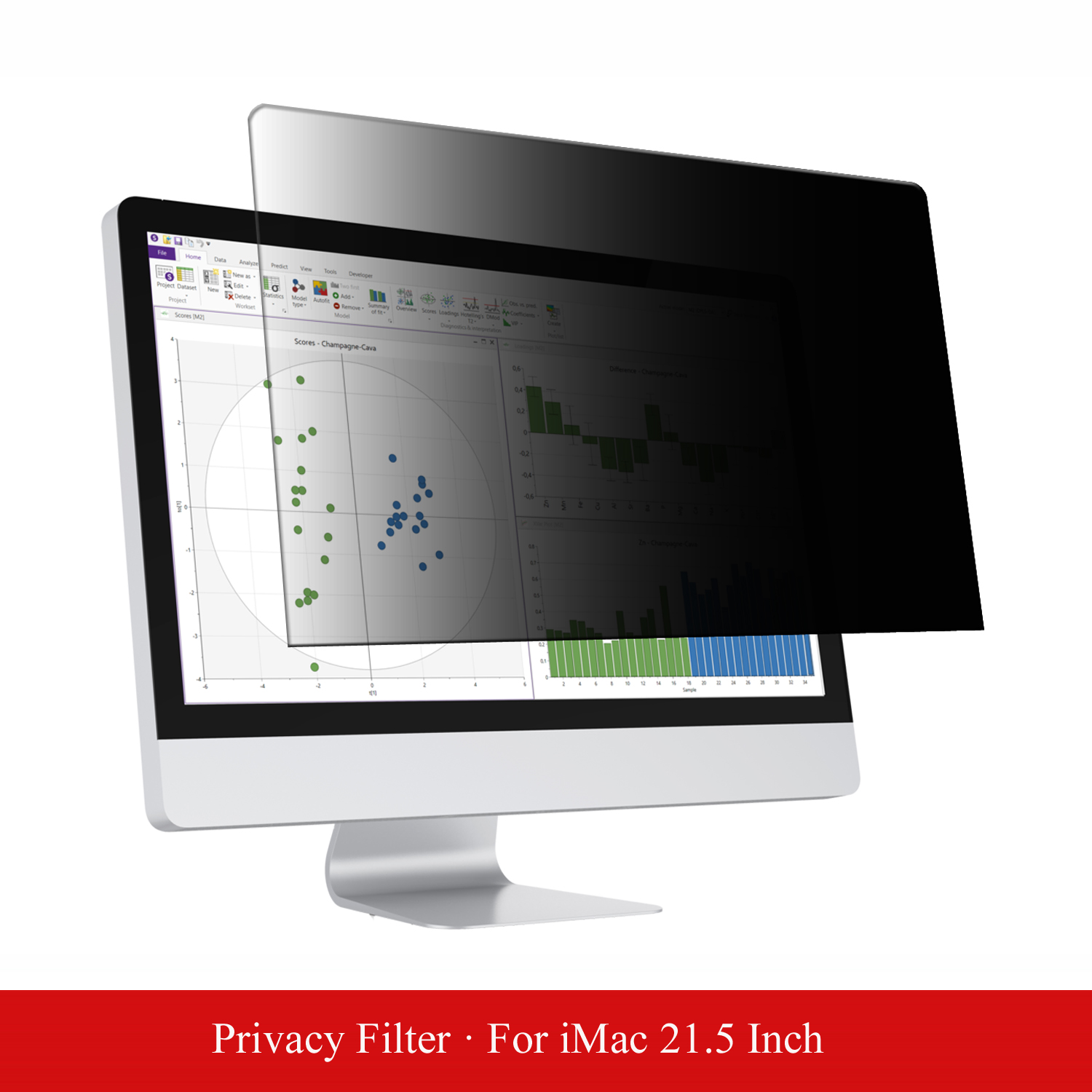 Monitor Privacy Filter - Pellicola salvaschermo con filtro antiriflesso per