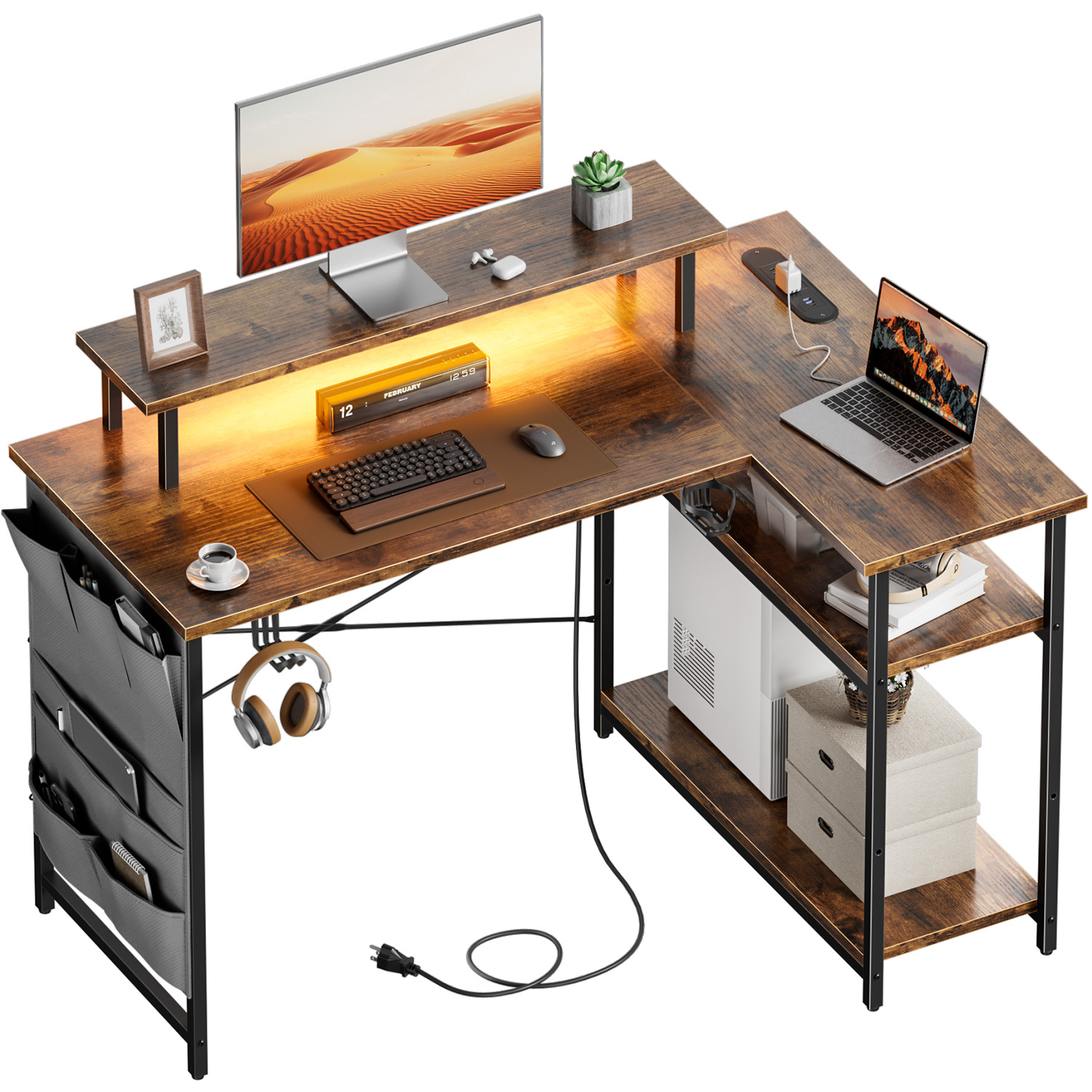 Office Furniture For Small Spaces - Scrivania per Computer a Forma di