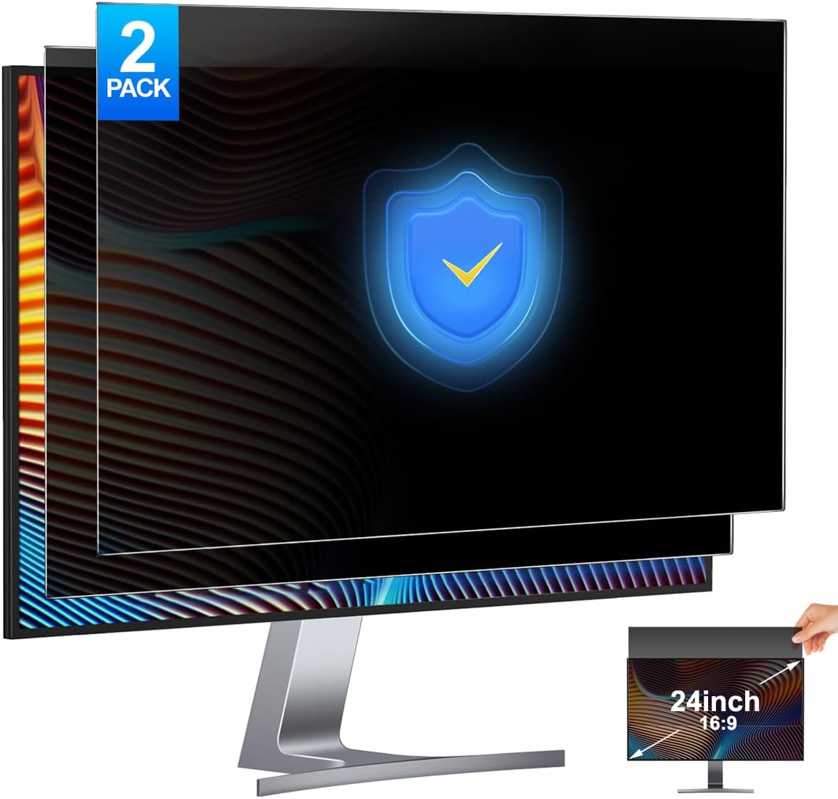 Monitor Privacy Filter - Pellicola protettiva antiriflesso anti-spia con filtro