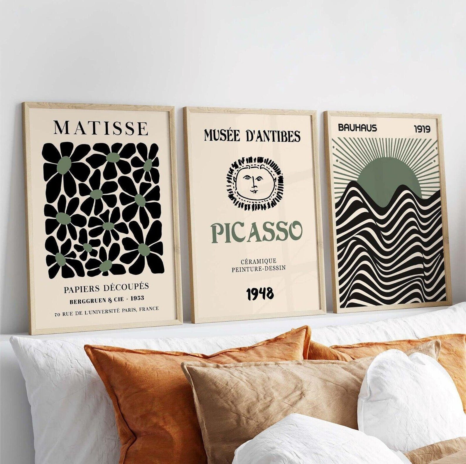 Office Furniture And Design - Set di 3 Poster da Parete