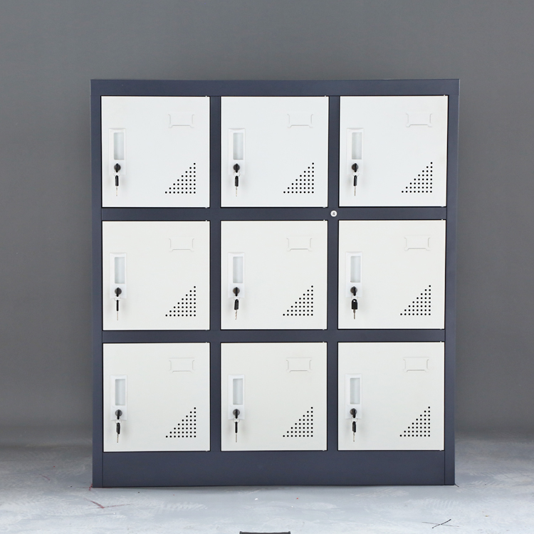 Office Storage Cabinet - Armadietto Metallico a 9 Ante per