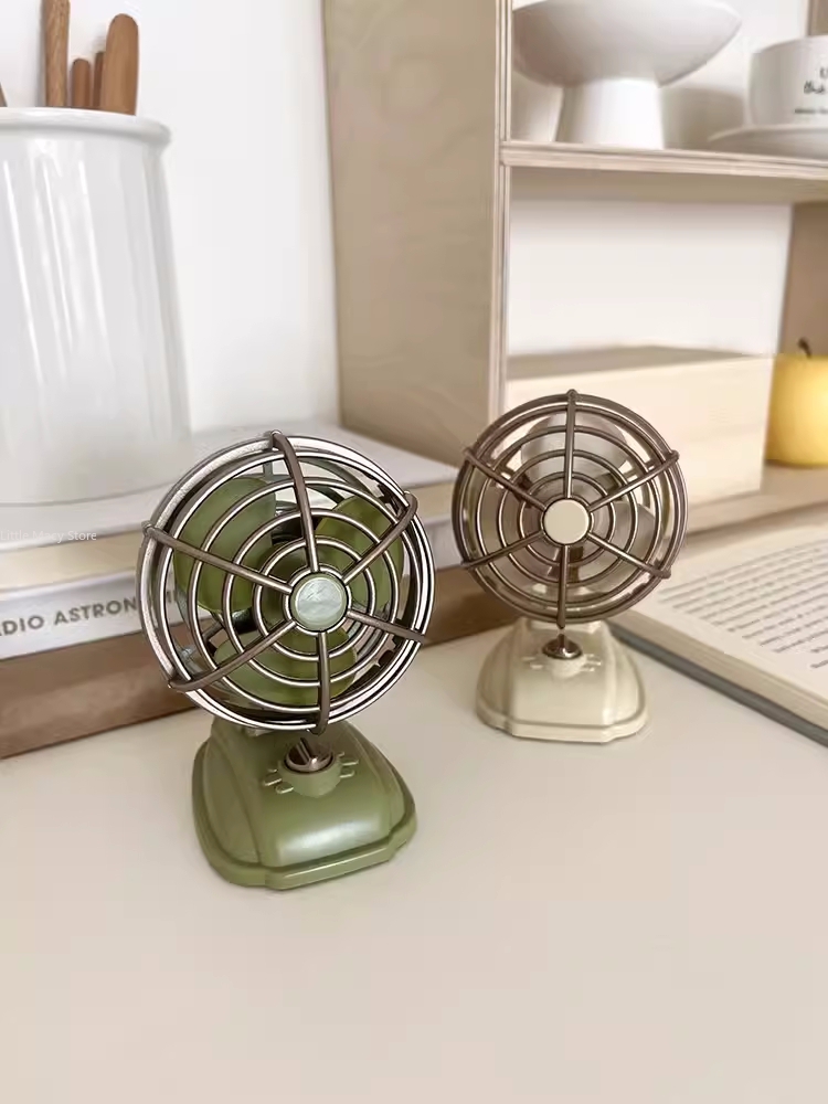 Office Furniture And Desks - Ventilatore da tavolo retrò con ricarica