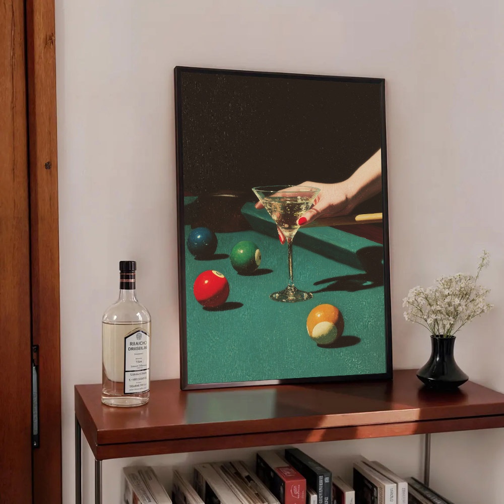 1 poster vintage da biliardo,  - Office Furniture And Design recensione e prezzo