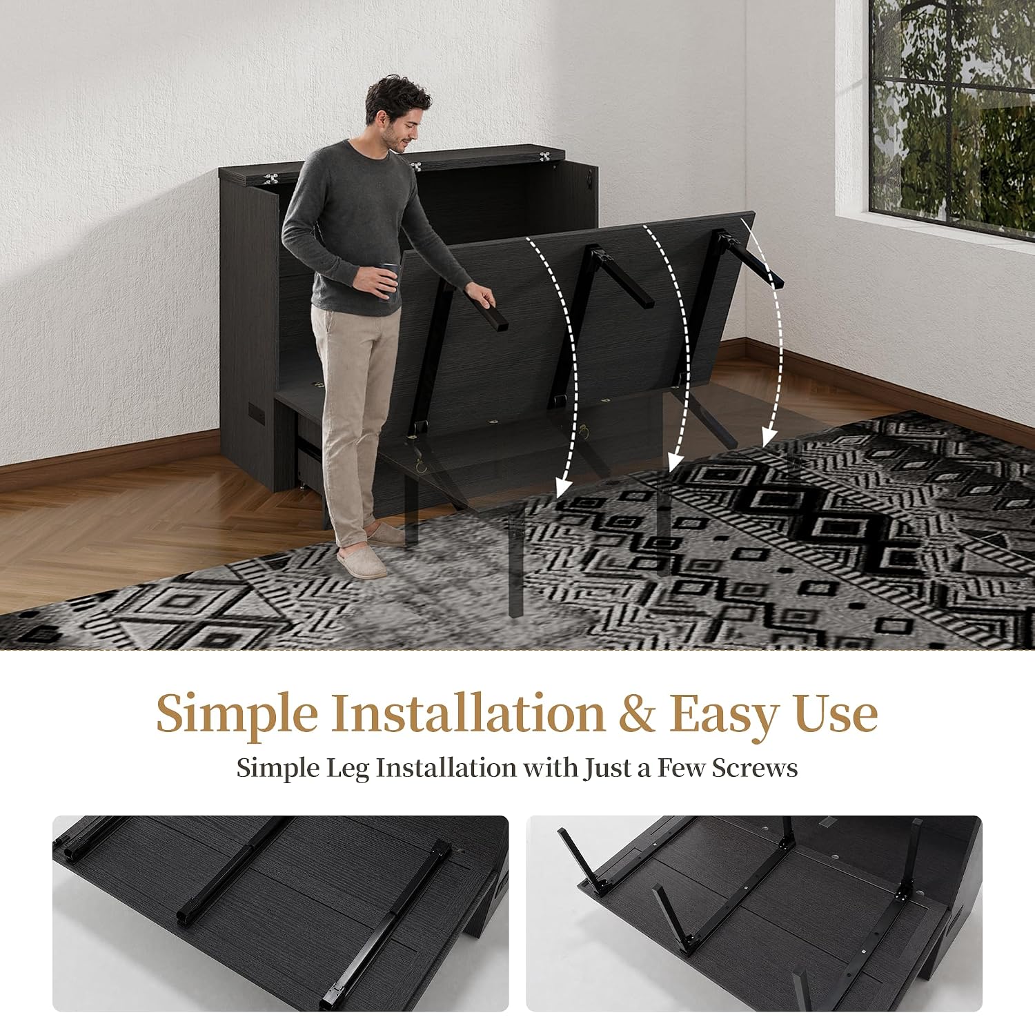 Letto a scomparsa con cassetto - Office Furniture For Small Spaces recensione e prezzo