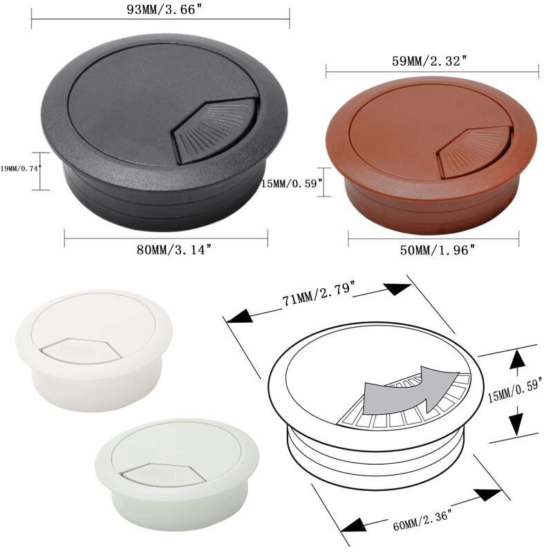 1 pz copertura del foro del ca - Office Furniture And Desks recensione e prezzo