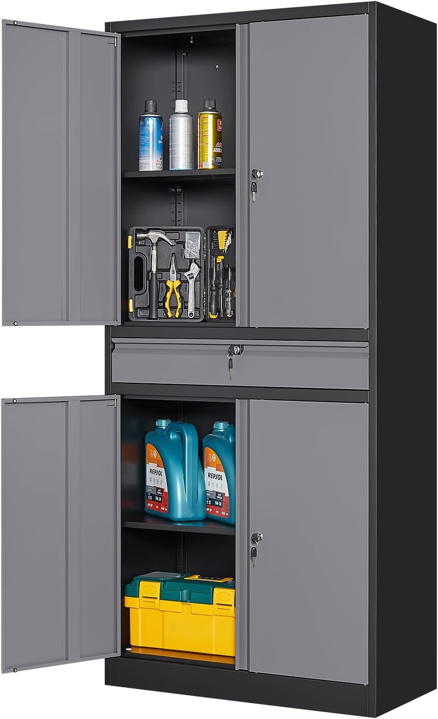Armadio Metallico per Garage,  - Office Storage Cabinet recensione e prezzo