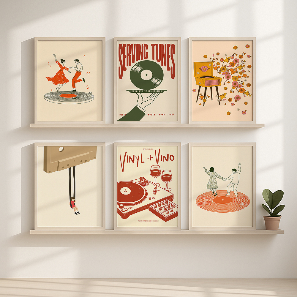 Poster su Tela Vintage con Tem - Office Furniture And Design recensione e prezzo