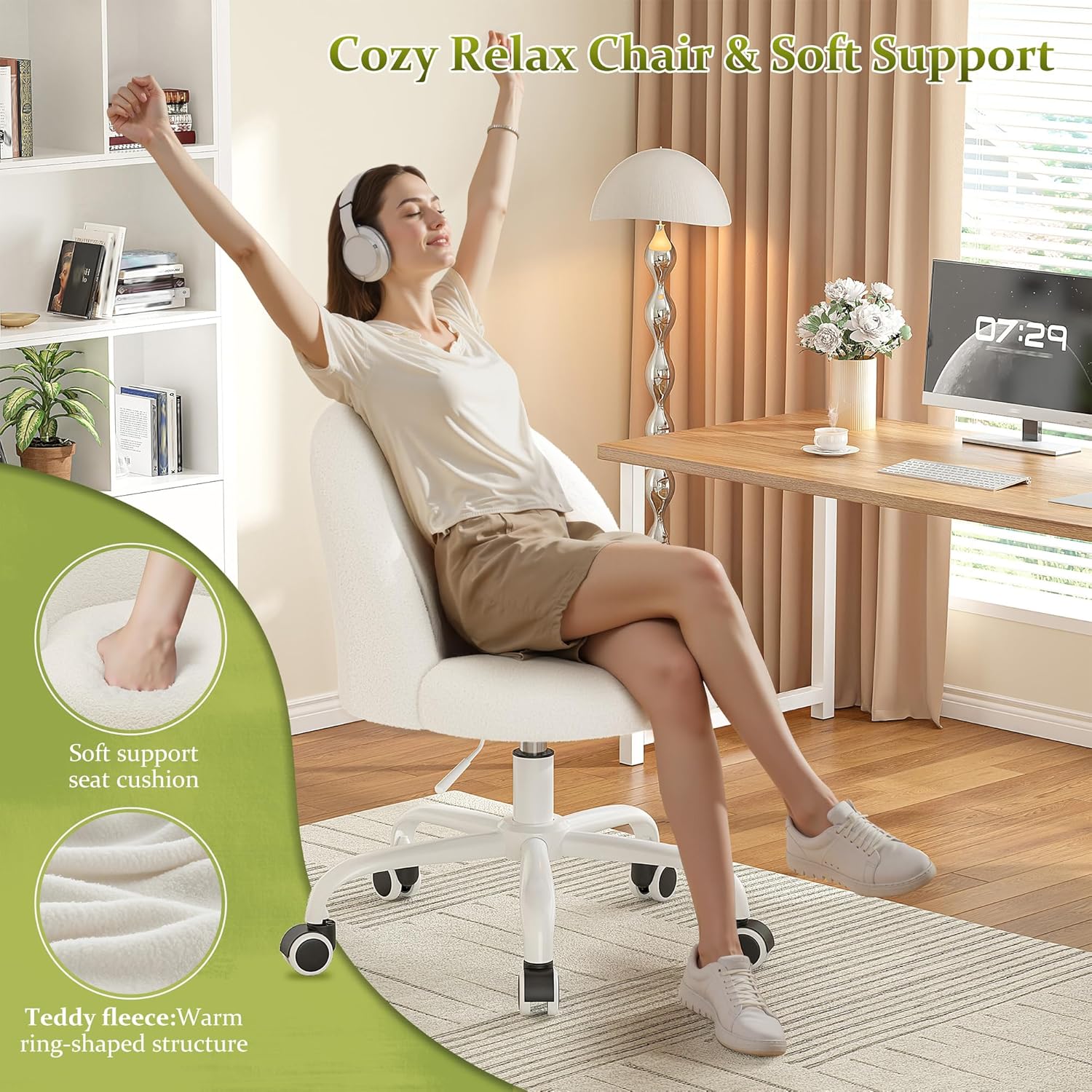 Sedia da Toeletta Regolabile i - Office Furniture For Small Spaces recensione e prezzo