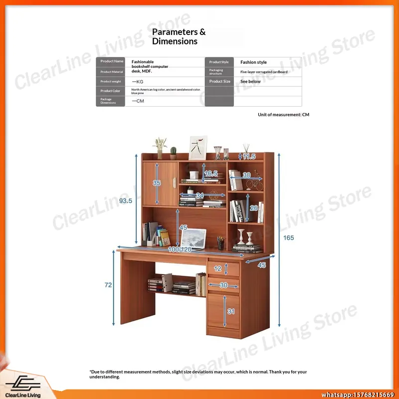 Scrivania per Computer con Cas - Office Furniture For Small Spaces recensione e prezzo
