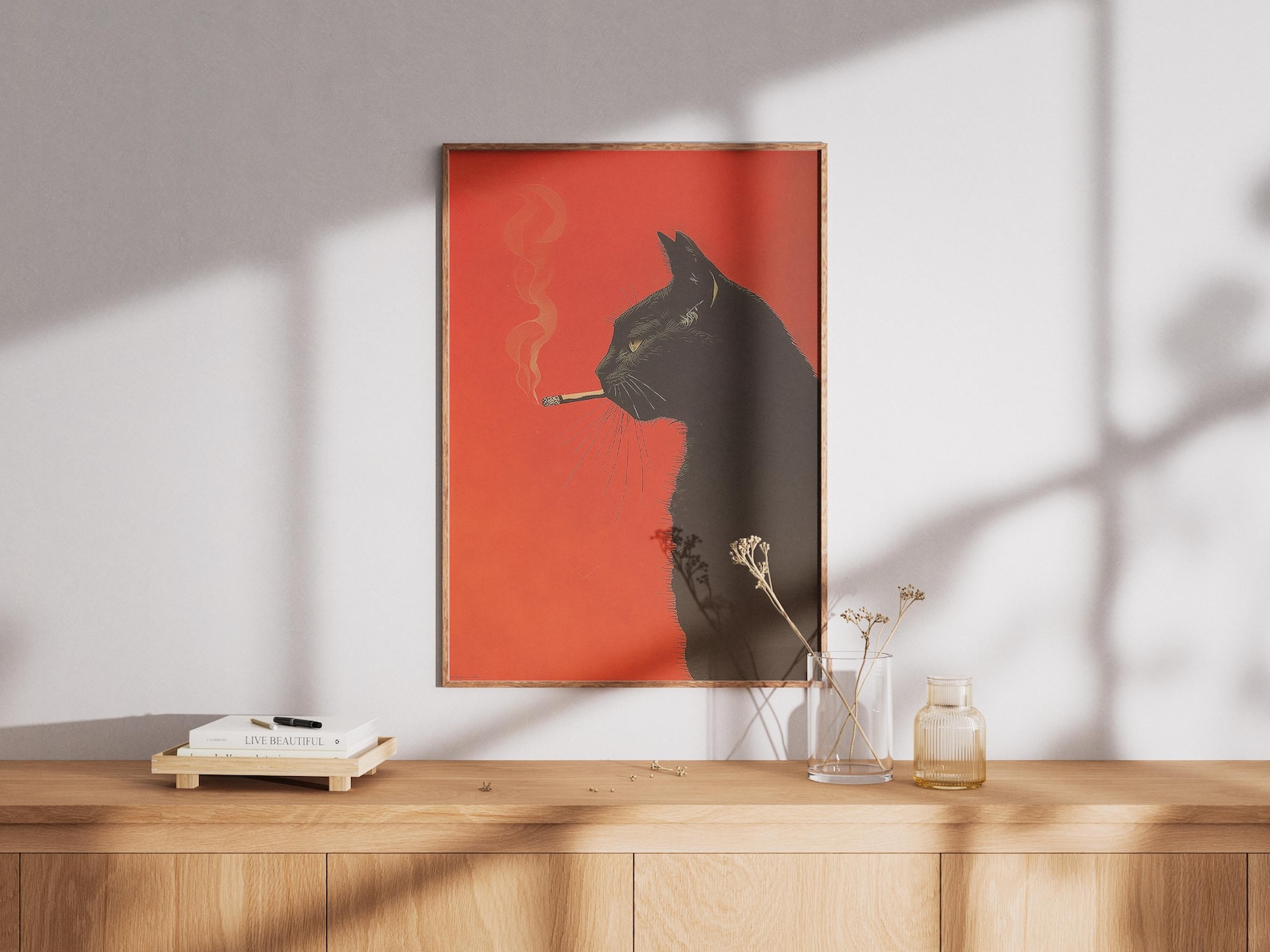 Stampa su tela vintage con gat - Office Furniture And Design recensione e prezzo