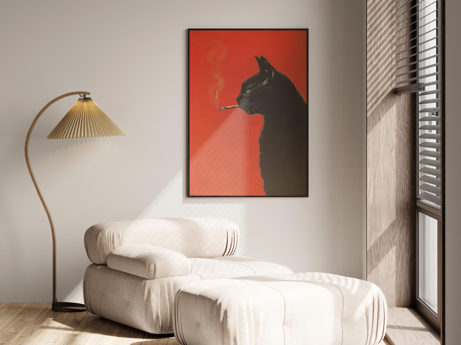 Stampa su tela vintage con gat - Office Furniture And Design recensione e prezzo
