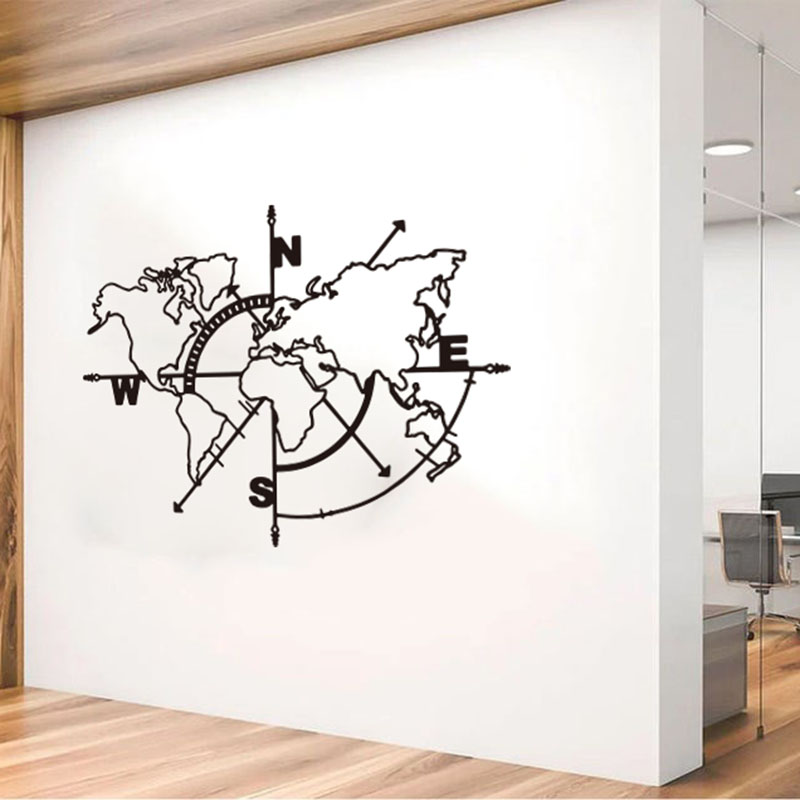Grande mappa del mondo bussola - Office Furniture World recensione e prezzo