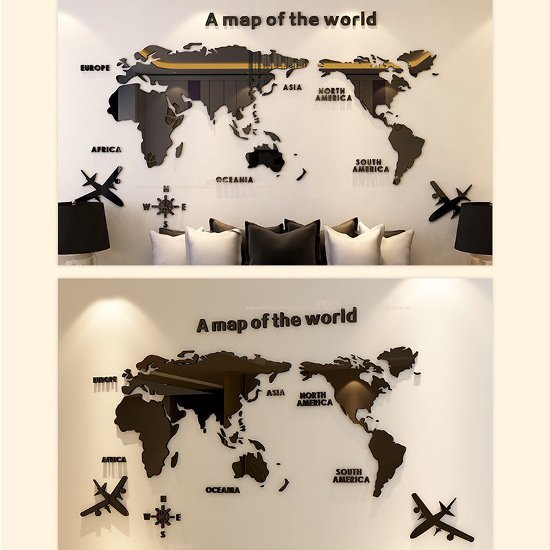 Mappa del mondo nordica Adesiv - Office Furniture World recensione e prezzo